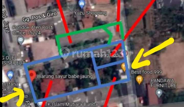 For Sale Strategic Land on Pondok Jaya Main Road – Premium Location & High Investment Potential For Sale Strategic Land on Pondok Jaya Main Road – Premium Location & High Investment Potential