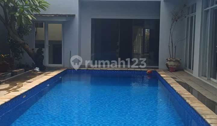 For Rent Luxury House with Private Swimming Pool in Kebayoran Bintaro Sector 7