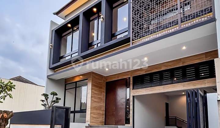 Rumah Baru Gaya Modern Tropical Lengkap Pool Bintaro Sektor 9