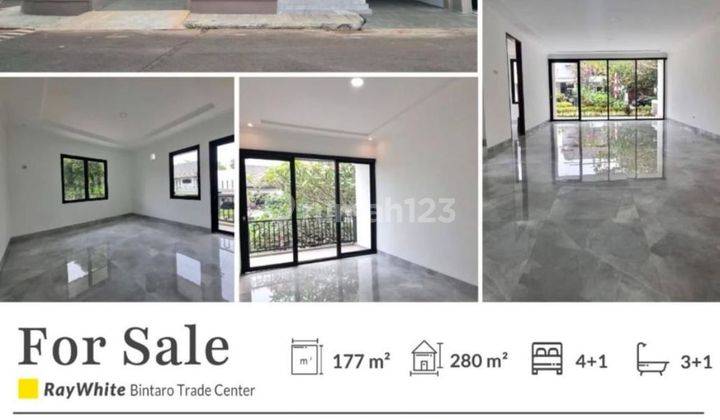 Dijual Rumah Bagus Bangunan Kokoh Baru Renovasi di Bintaro 2