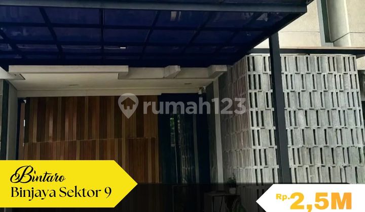 Rumah Style Minimalis 2 Lantai Siap Huni Di Bintaro Jaya Sektor 9