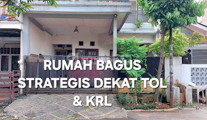 Rumah Bagus 2 Lantai Ready Huni Dekat Stasiun