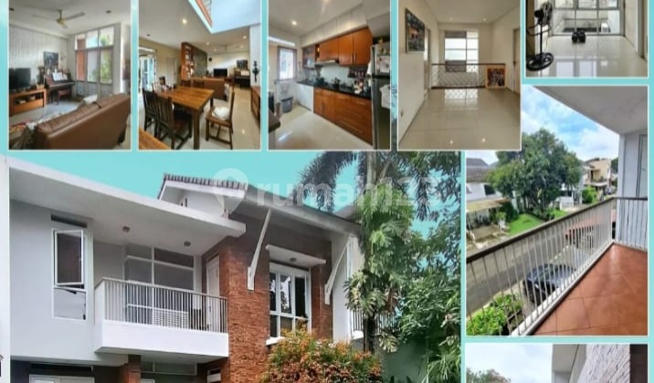 Beautiful Tropical-Style House, Natural, Ready to Occupy in Bintaro Jaya Sector 9 Cluster, Near Sudimara Train Station