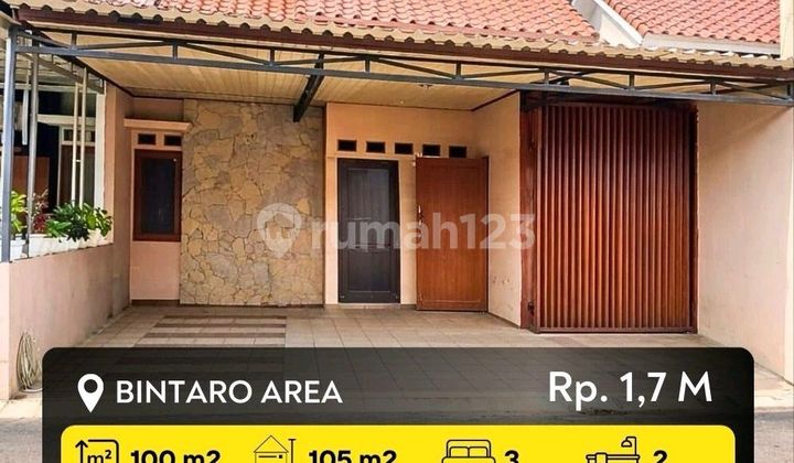 Rumah Siap Huni, Minimalis Modern Dalam Cluster di Sekitar Bintaro Sektor 9, Dekat Stasiun Kereta Api Sudimara