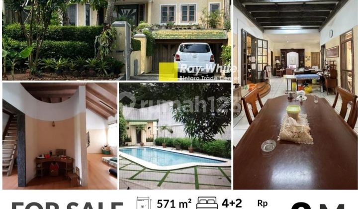 Rumah Mewah, Klasik, Siap Huni, Lokasi Strategis Dalam Komplex di Cirendeu Dekat M R T Lebak Bulus