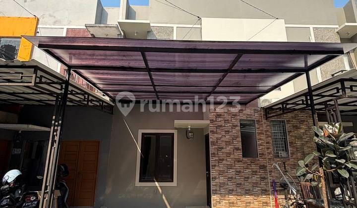 Rumah Bangunan Baru, Modern Minimalis.dalam Cluster Di Pamulang