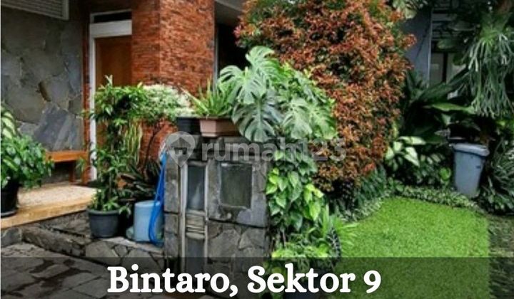 Beautiful Tropical-Style House, Natural, Ready to Occupy in Bintaro Jaya Sector 9 Cluster, Near Sudimara Train Station Beautiful Tropical-Style House, Natural, Ready to Occupy in Bintaro Jaya Sector 9 Cluster, Near Sudimara Train Station