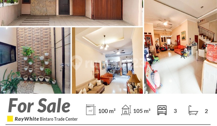 Rumah Siap Huni, Minimalis Modern Dalam Cluster di Sekitar Bintaro Sektor 9, Dekat Stasiun Kereta Api Sudimara 2