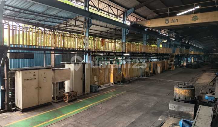 Pabrik Ex Peleburan Baja Dekat Mall dan Pintu Tol Bekasi Barat