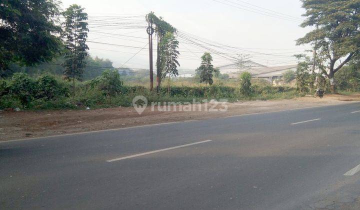 Tanah Industri 1 Ha Pinggir Jalan Narogong Cileungsi Nego Sampai Jadi. 2