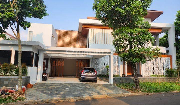 Dijual Rumah Baru Modern Tropis Full Furnish di Taman Giri Loka Bsd Posisi Hook 1