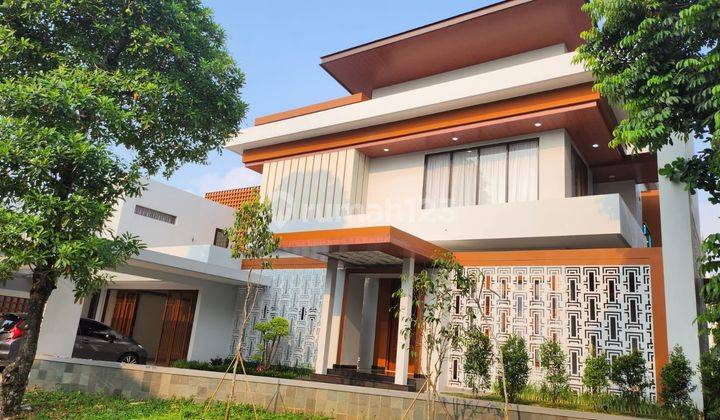 Dijual Rumah Baru Modern Tropis Full Furnish di Taman Giri Loka Bsd Posisi Hook 2