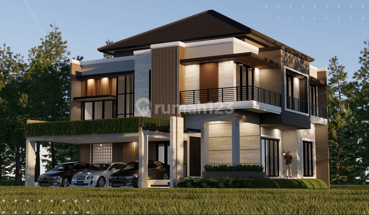 Rumah 2 Lantai Bagus di Icon Cosmos Bsd, Tangerang Type Luxury .  1