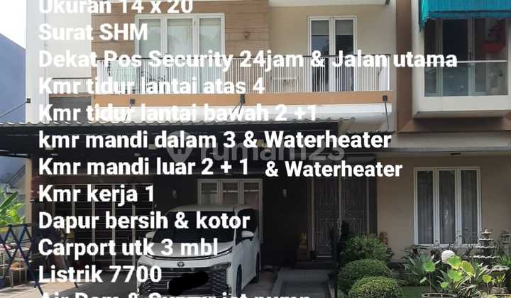 Rumah Bagus Furnished SHM sutera jelita Alam Sutera, Tangerang