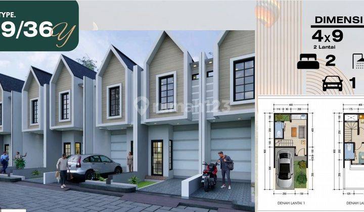 Rumah Baru Gress Wonorejo Dkt Baruk, Merr,  Rungkut 2