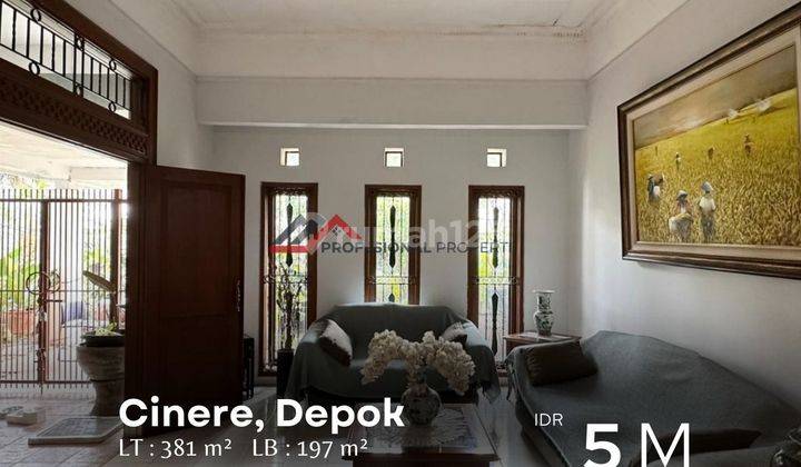 Dijual Rumah Dalam Komplek Dengan Jalan Lebar di Cinere 1