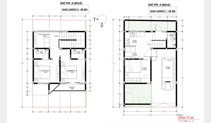 House under construction in Renon Denpasar, only 2 units available. 2