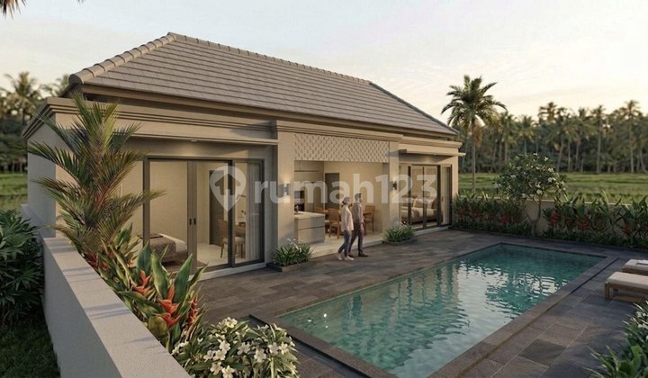 Rice Field View Villa in Saba, Gianyar. Located in an Exclusive Villa Area