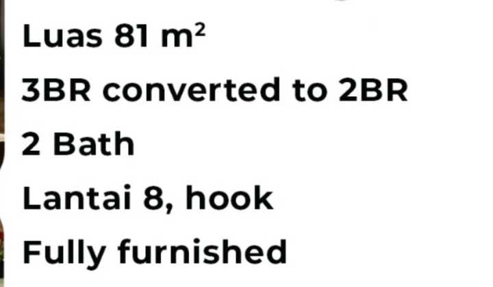 di jual dan di sewakan  apart braga citywalk area kuliner pusat kota bandung