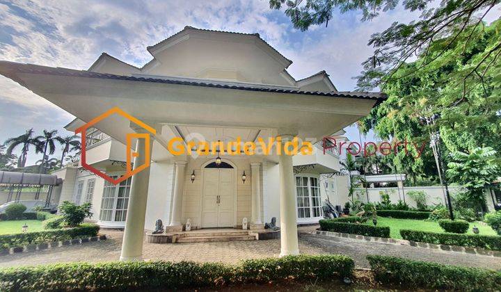 Pondok Indah, Rumah Mewah Dan Cantik, Unit Pojok, Semi Furnished 1