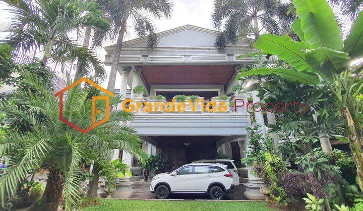 Pondok Indah for Sale Rumah Mewah Design Classic, Halaman Luas 1