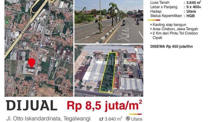 Kavling Komersial Plumbon, Cirebon Dekat Pintu Tol Batik Trusmi 1