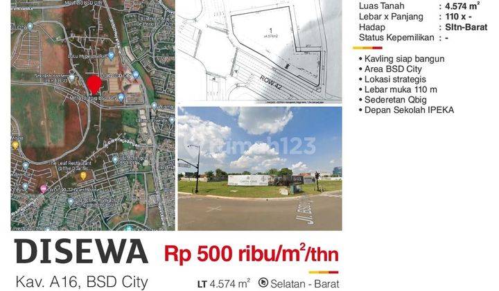 Harus Tersewa Kav Komersial Bsd City Selangkah Ke Qbig Ipeka 1