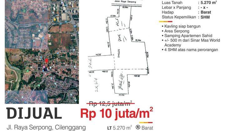 Termurah Kavling Komersial Bsd Nempel Dengan Hotel Dekat Stasiun 1