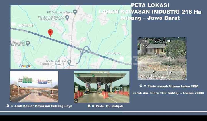 Jual Tanah Zona Industri 216 Ha. Strategis Exit T Kalijati Subang Jual Tanah Zona Industri 216 Ha. Strategis Exit T Kalijati Subang