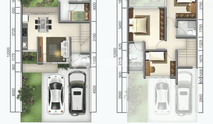 Dijual Townhouse cantik di cluster exclusive dekat dengan toll 2