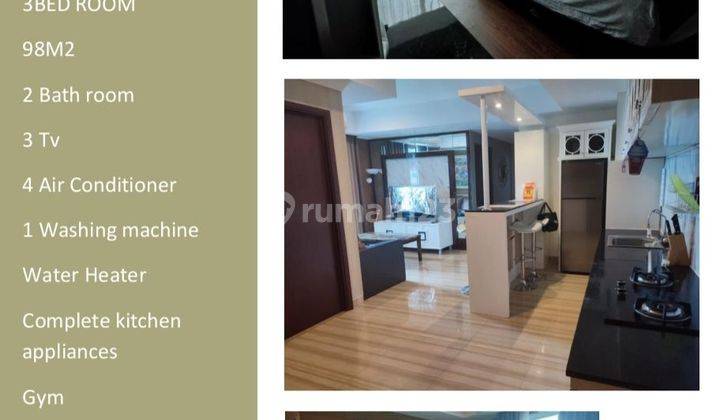 Disewakan  murah, furnish, apart. 3br di Mayjend Sungkono Langoon 1