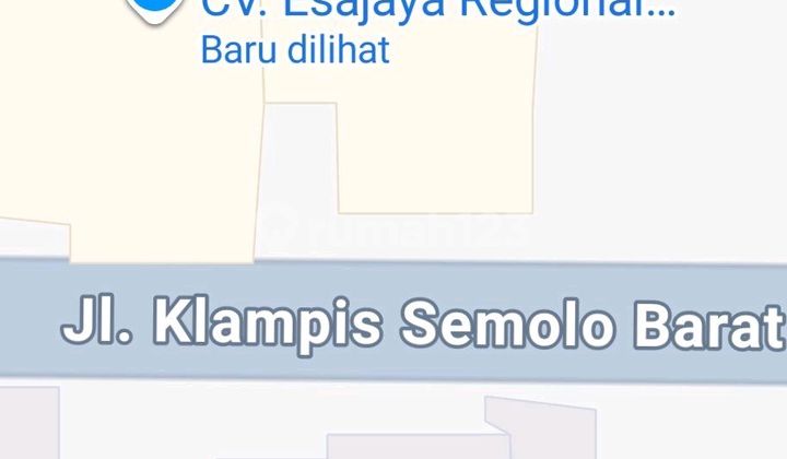Dijual Cepat Rumah Klampis Semolo Barat Siap Huni 2Lt, H. Utara 1