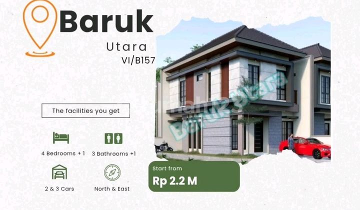For Sale: New 2-Story House, Affordable, Move-In Ready in North Baruk, Garden View 1
