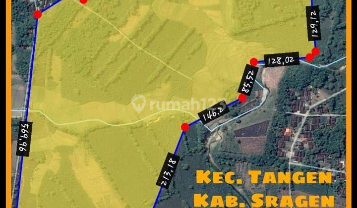 Tanah Zona Industri Area Sragen dekat Pintu Tol 1