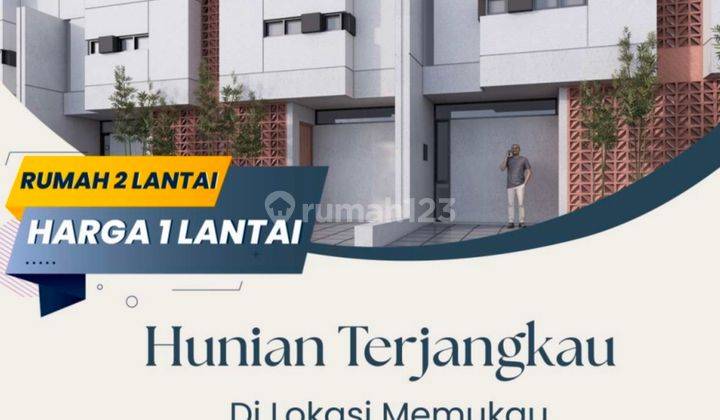 Rumah Dua lantai di pondok petir harga satu lantai dekat unpam 10