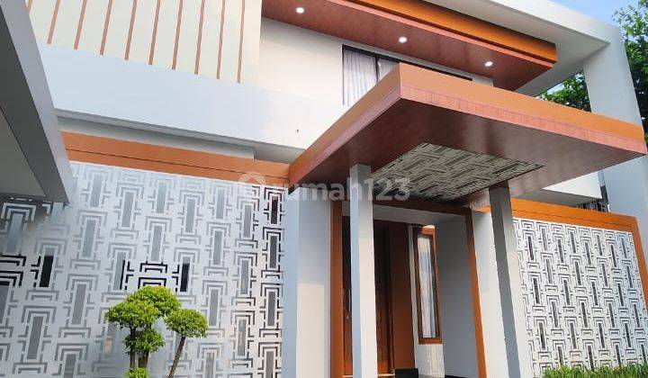 Rumah Baru Modern Tropis Full Furnished di Taman Giri Loka Bsd Posisi Hoek 1