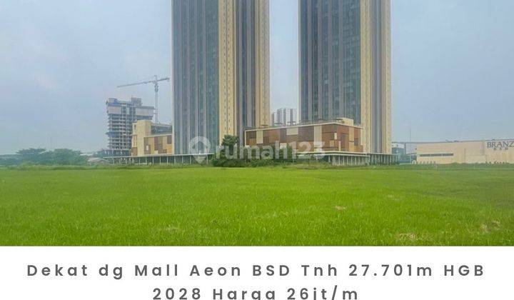 Kavling komersil dekat Aeon Mall BSD 1