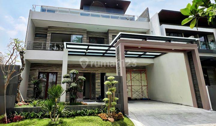 Rumah Citraland Full Marmer Bukit Golf 3 Lantai Rooftop Golf View 1