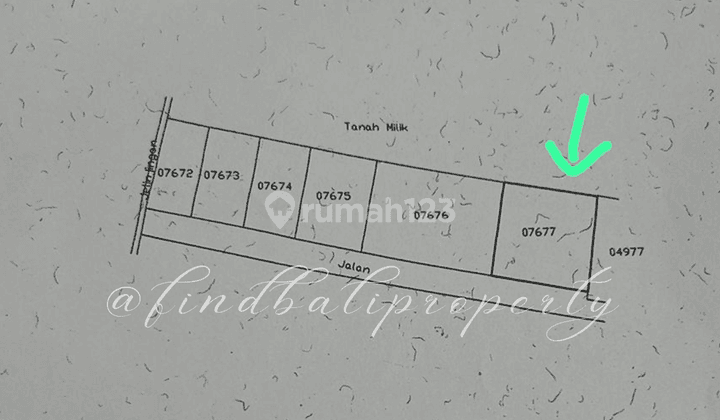 Sebidang Tanah SHM kosong di Glogor Carik/Pemogan 5