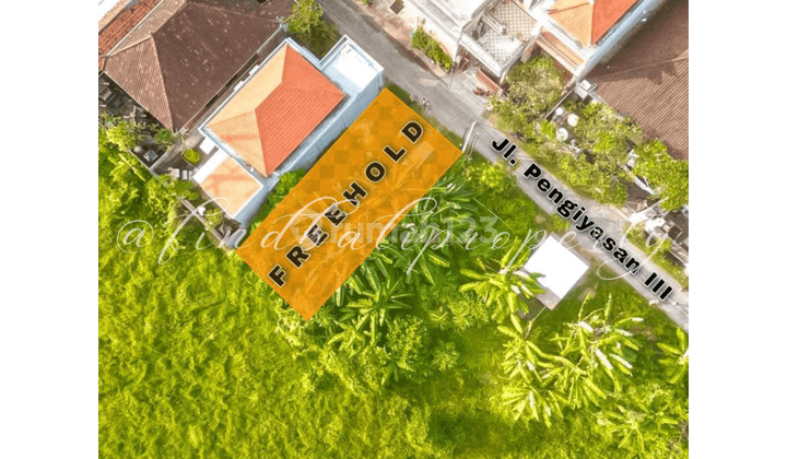 Sebidang Tanah Kecil Lingkungan Villa di Sanur SHM 2