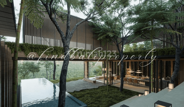 OFFPLAN LUXURY MODERN TROPICAL VILLA WITH GREENBELT RICEFIELD & RIVER VIEW 9