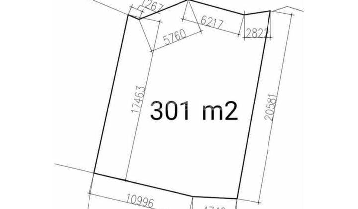 f o r s a l e Tanah Komersial 301 m² lokasi Pererenan SHM FBP09 2