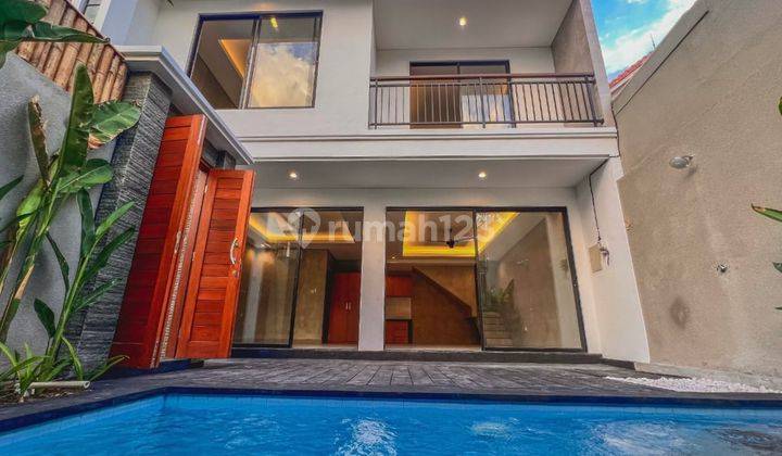 Villa Modern Minimalist Semi Furnished Baru di Berawa Canggu, Tibubeneng 1