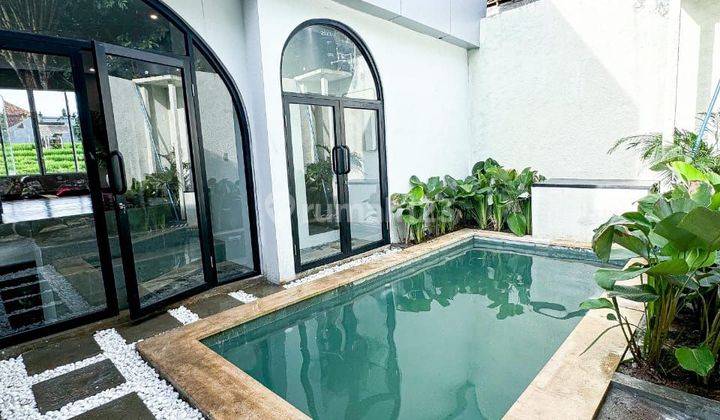 Furnished Villa View Sawah Dan Sungai Di Canggu 2 Lantai Shm Imb 1