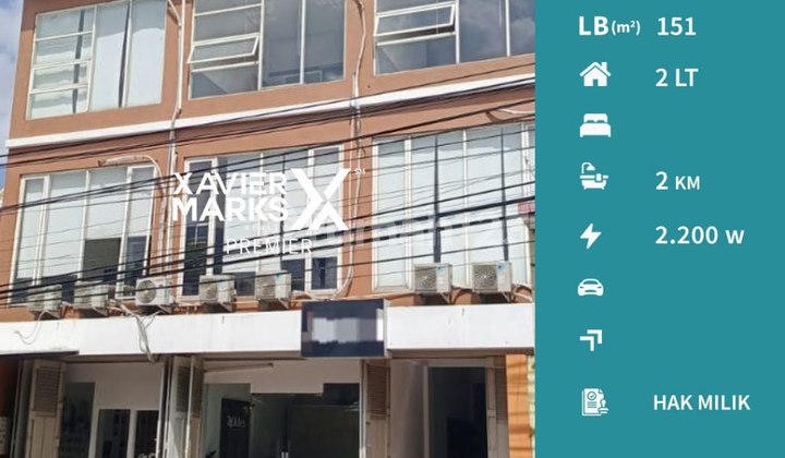 Disewakan Ruko 2 Lantai Semi Furnish Ready 3 Unit Jl Kaliurang Malang