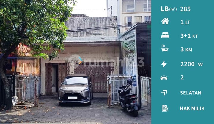 Dijual Rumah Usaha Lokasi Strategis Daerah Jagalan, Klojen Malang 