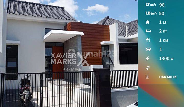 Rumah Modern di Riverfront Kedungkandang Kota Malang 1