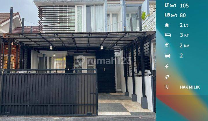 Termurah Rumah 2 Lantai Full Furnish di Permata Jingga Malang  1