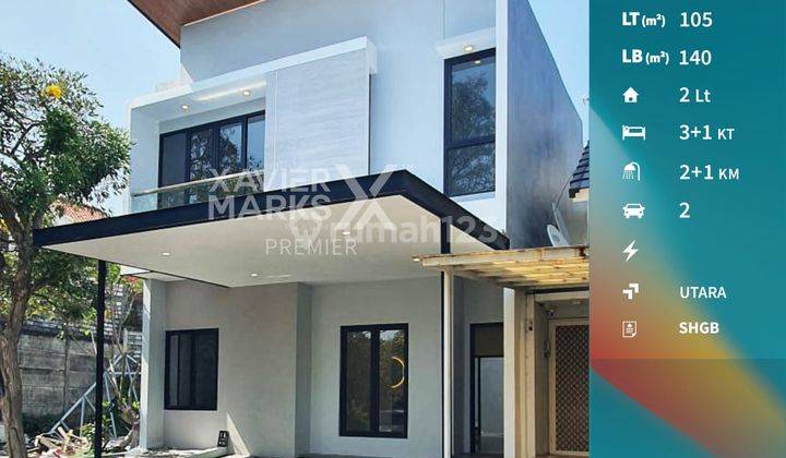 Rumah Baru Modern 2 Lantai di Citraland Bukit Palma Surabaya 1