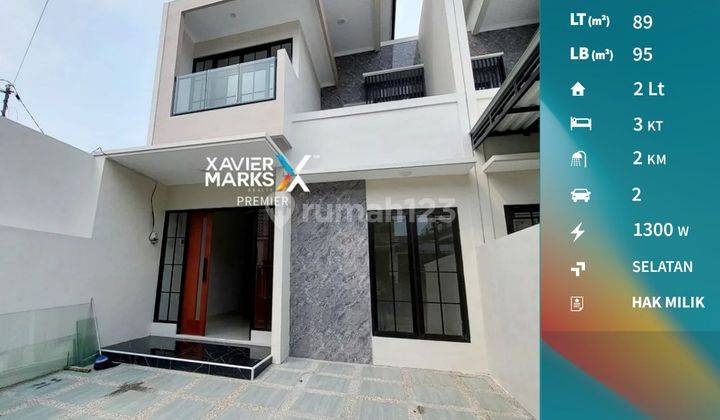  Super Murah Rumah 2 Lantai Modern di Danau Danau Sawojajar Malang  1